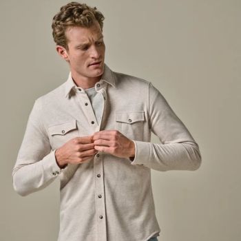 Overshirt Profuomo - Jasny beżowy