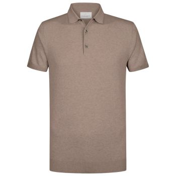 Profuomo Luksusowy Podstawowy Polo - Beżowy