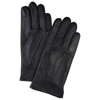 Profuomo Nappa Leather Gloves - Black