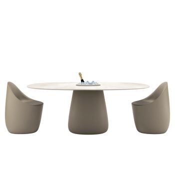 Qeeboo Cobble Outdoor-Set - Taupe