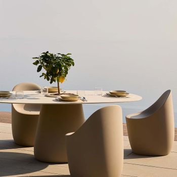 Qeeboo Cobble Outdoor-Set - Taupe
