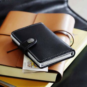 Markowy Luxury For Men Secrid Miniwallet Original - Czarny