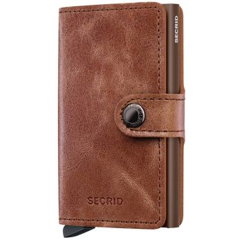 Secrid Miniwallet Vintage - Cognac-Brown