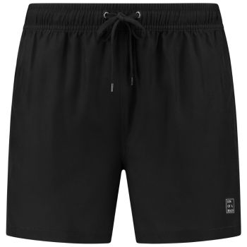 Son of a Beach Vader & Zoon Effen Zwemshort - Zwart