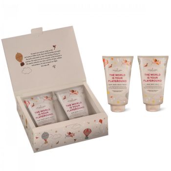 The Gift Label Gift Box Baby - Świat jest Twoim placem zabaw