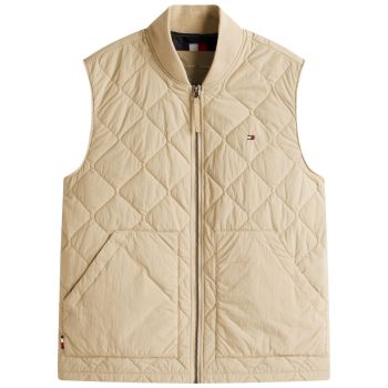 Tommy Hilfiger Pikowany ocieplacz Diamond - beżowy