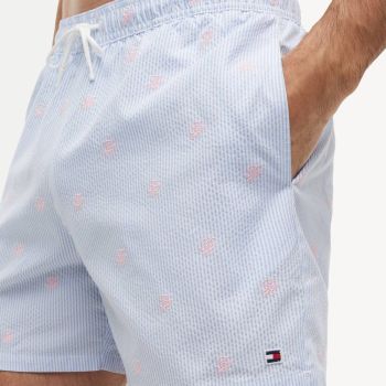 Tommy Hilfiger Szorty kąpielowe - Niebieskie/Białe