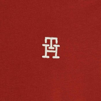 Tommy Hilfiger Koszulka - ciemnoczerwona