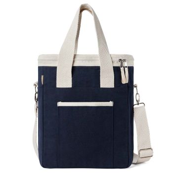 Volonne Aware™ Recycled Canvas Cooler Tote Bag - Blue