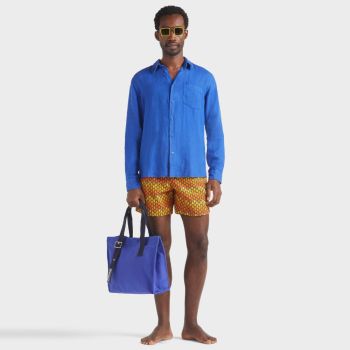 Vilebrequin Linen Shirt - Blue
