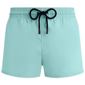 Vilebrequin Kurze Einfarbige Badeshorts - Hellblau