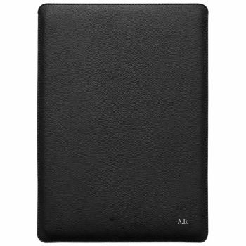 Woolnut Leather Sleeve for 16-inch MacBook Air - Black