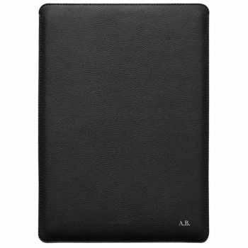Woolnut Leather Sleeve for 15-inch MacBook Air - Black