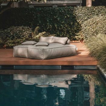 Zaque Marlie Drijvend Loungebed XL - Copa Taupe