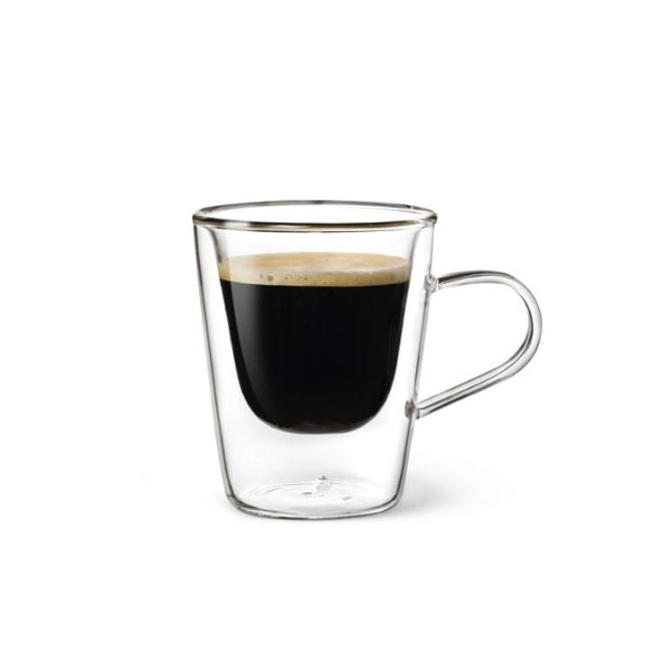 Luigi Bormioli dubbel-walled espresso glass (2 pieces)