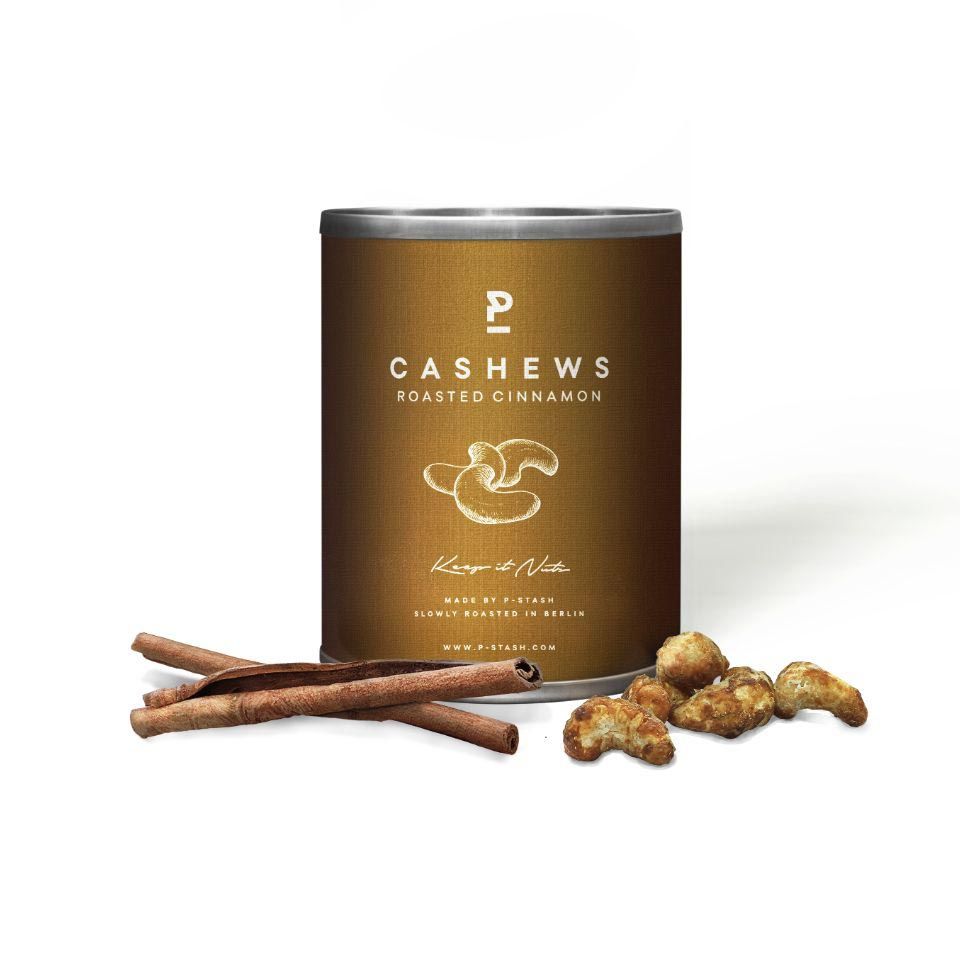 P-Stash Cashew Nuts Roasted Cinnamon - 60g