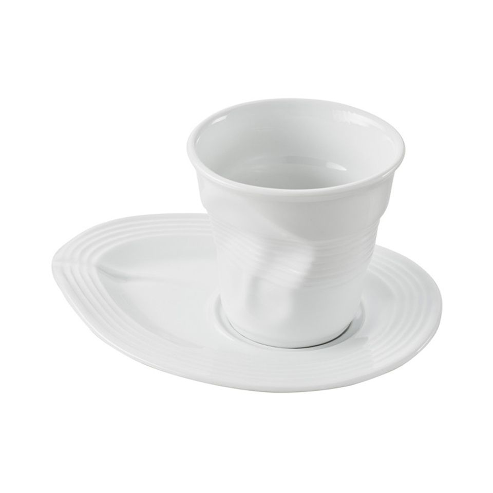 Revol coffee cup and saucer - White