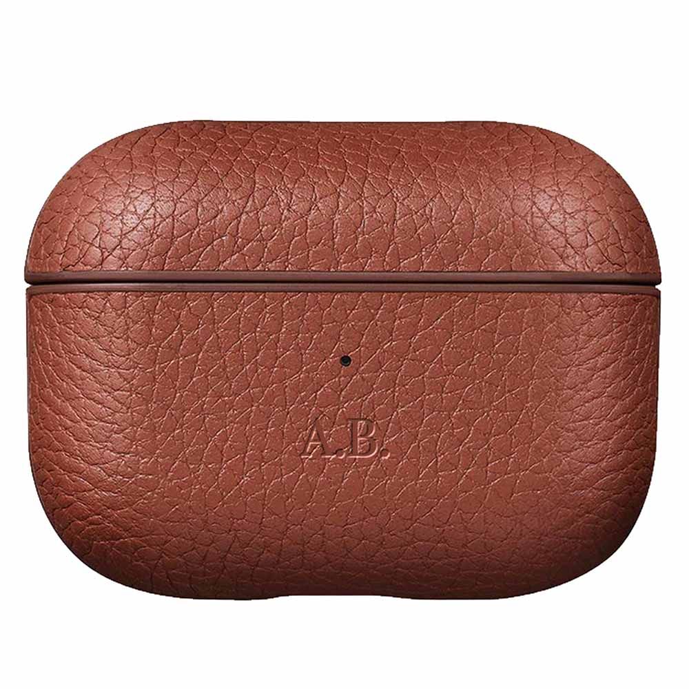 Woolnut Leather Case for AirPods Pro 3 - Cognac