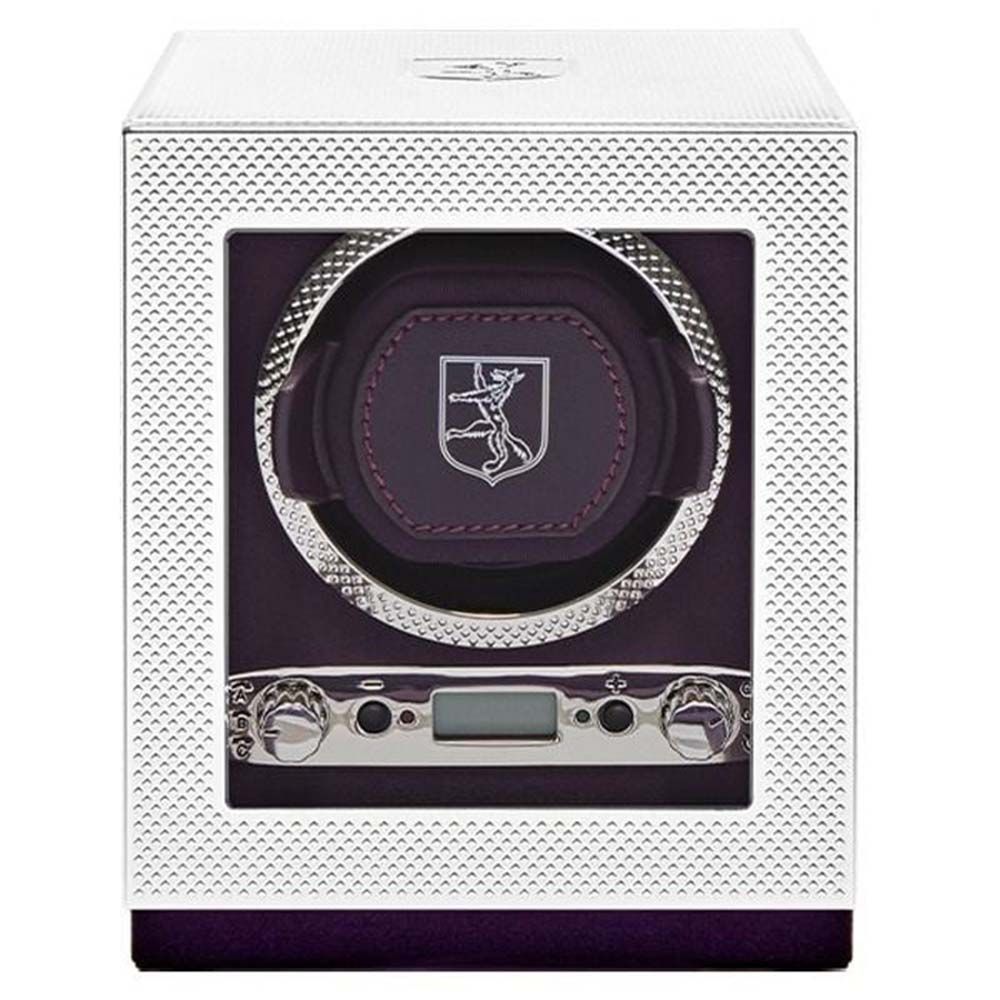 WOLF Silver Single Watch Winder