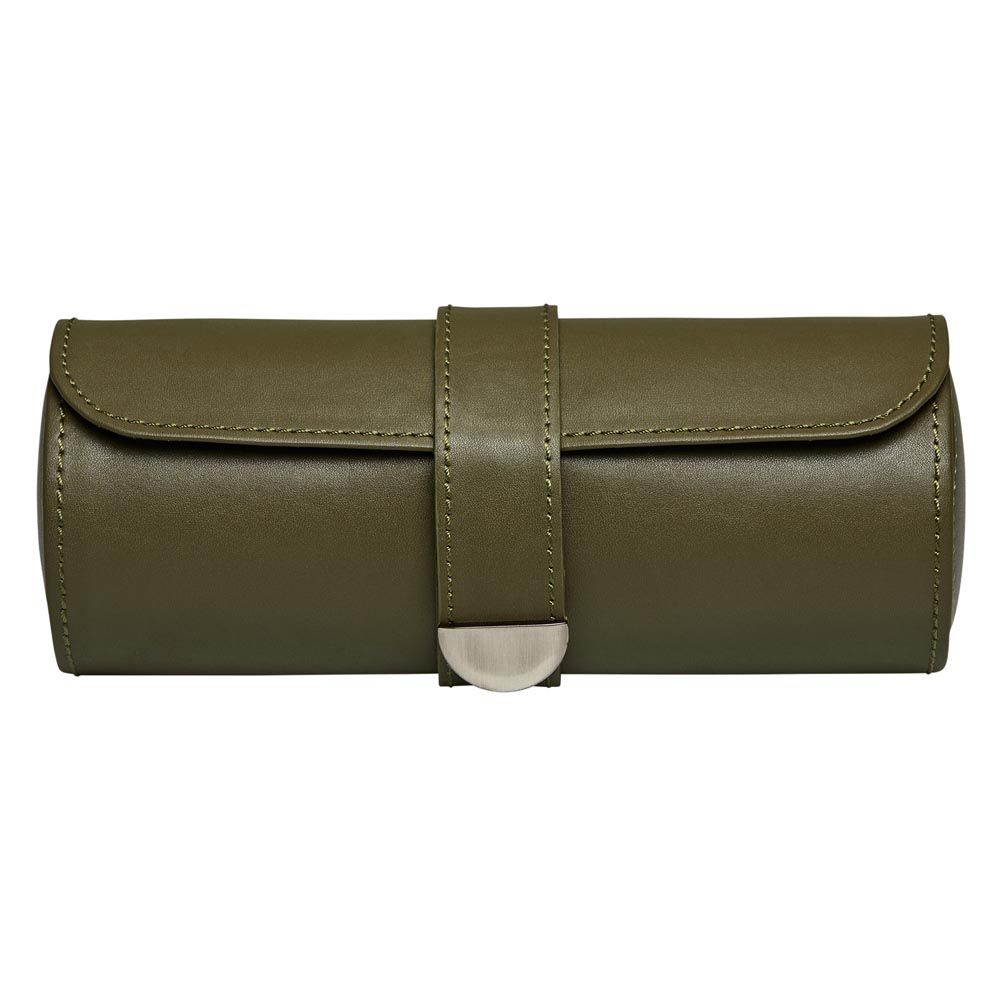 WOLF Earth Triple Watch Roll - Olive