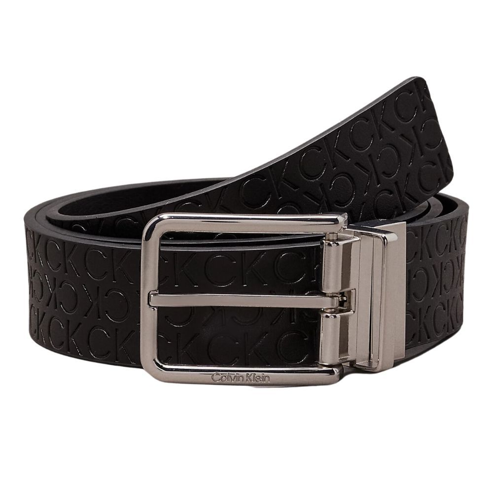 Calvin Klein Wendbarer Ledergürtel - Schwarz