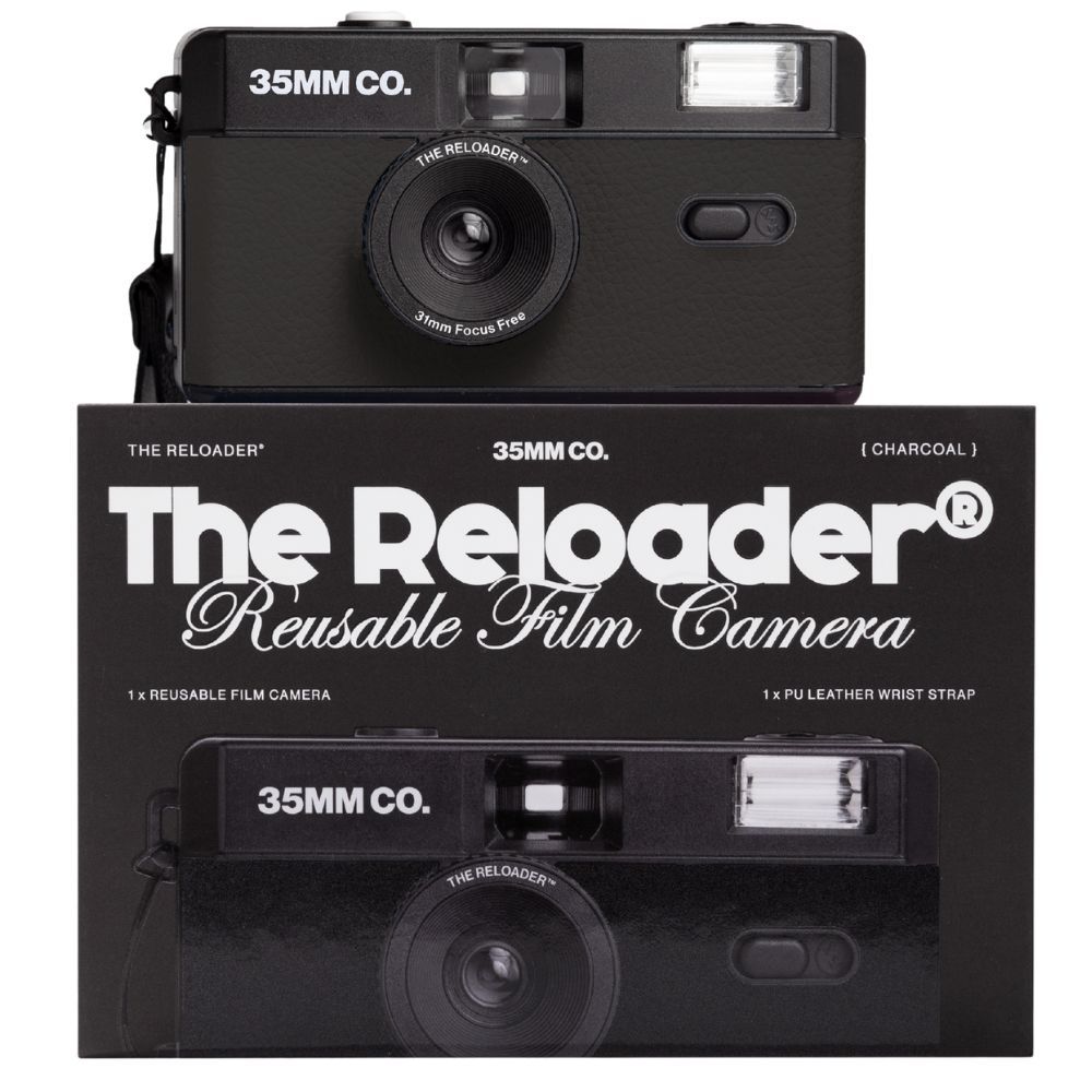 35mm Co The Reloader Reusable Film Camera - Charcoal