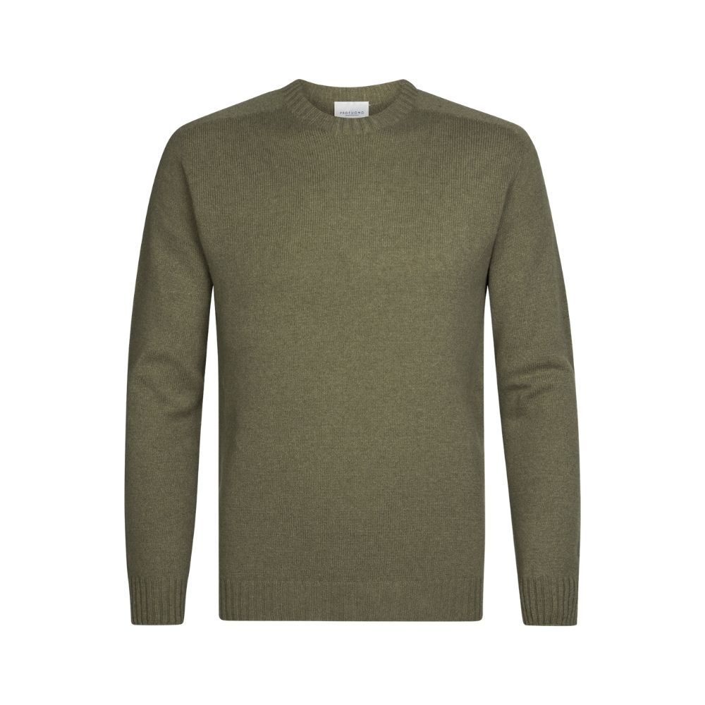 Profuomo Wool Cashmere Pullover - Green