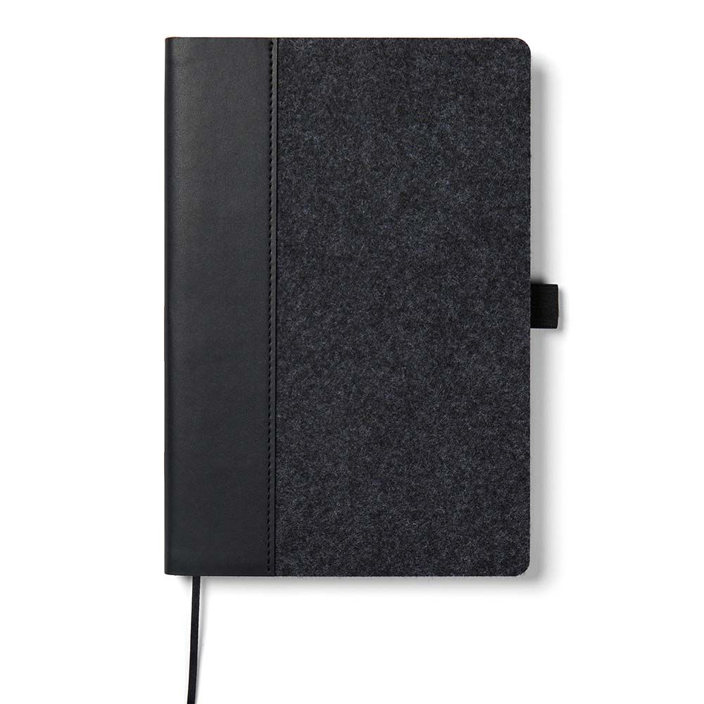 Albon GRS Recycled Felt Notebook - Black