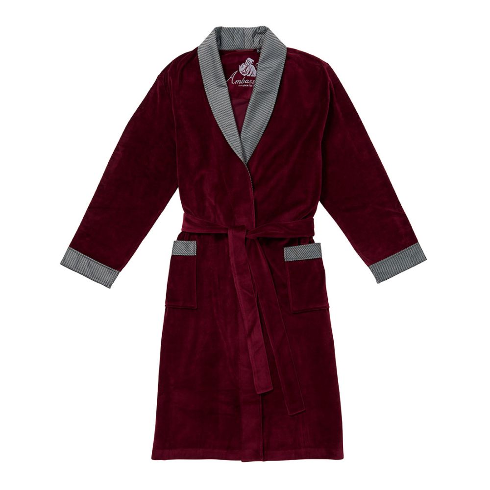 Ambassador Copenhagen Wine Velour Gown