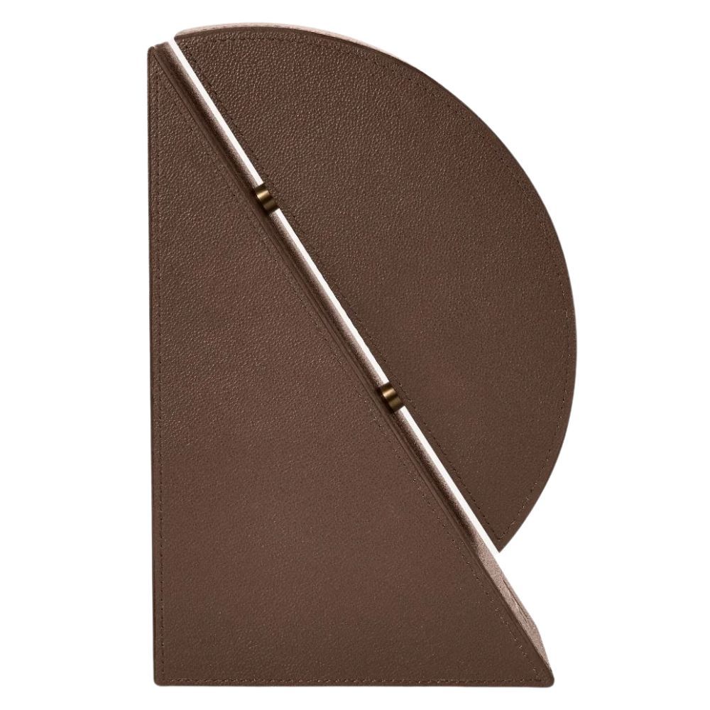 Assouline Right Cubist Bookend - Brown