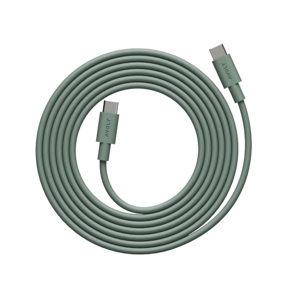 Avolt Cable 1 Power Cable Oak Green