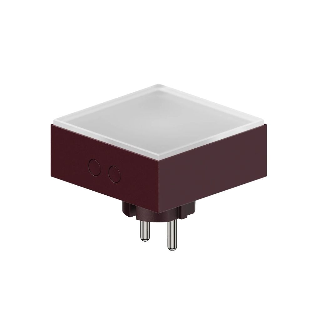 Avolt Lamp 1 LED Socket Light Mulberry Red
