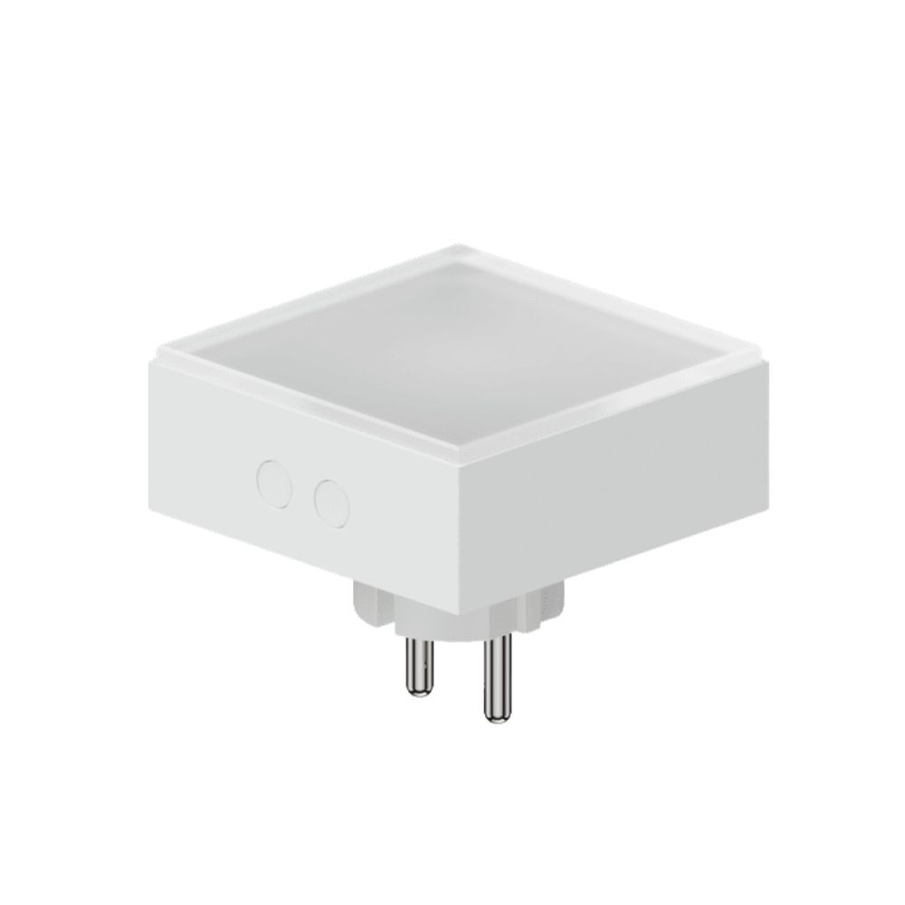 Avolt Lamp 1 LED Socket Light Opal White