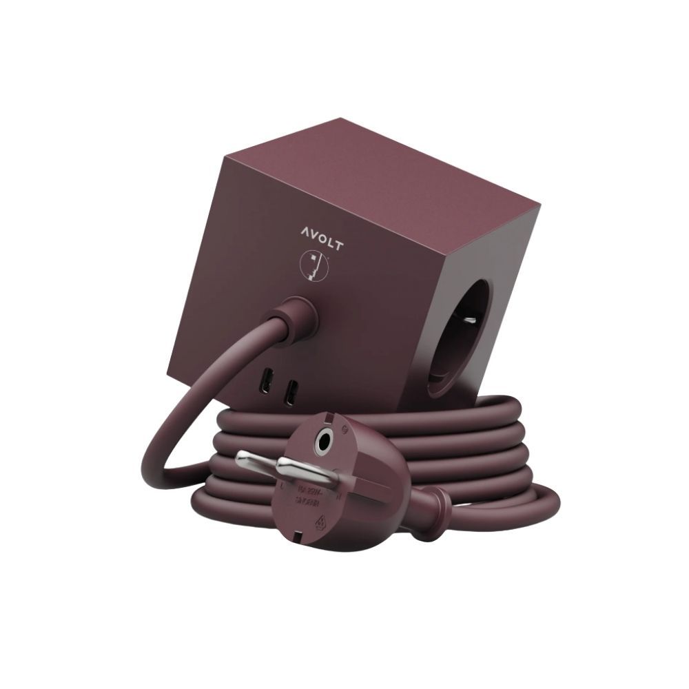 Avolt Square 1 Power Cube Mulberry Red