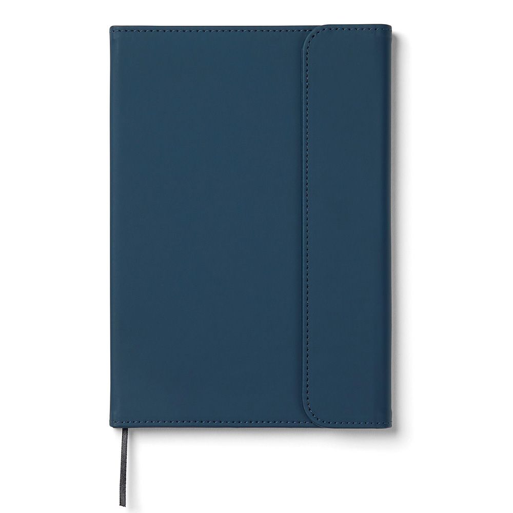 Baltimore GRS Certified Paper & PU Notebook - Navy