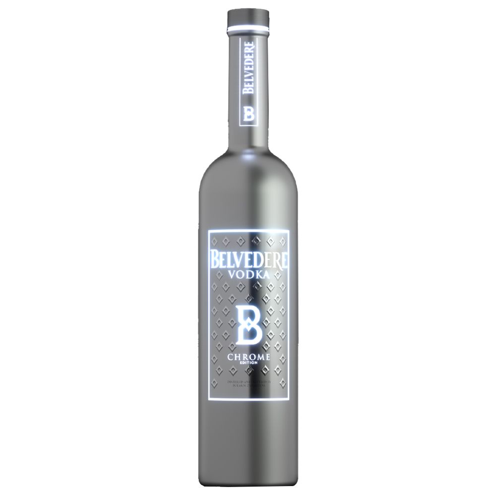 Belvedere Customizable Chrome Vodka - Magnum