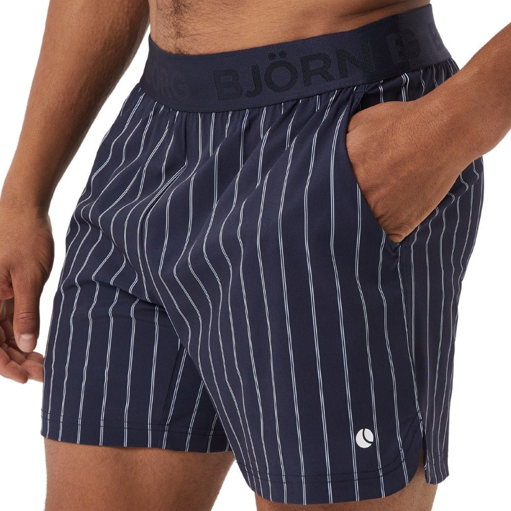 Björn Borg Ace Pinstripe Short Shorts - Navy