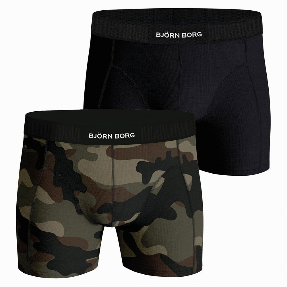 Björn Borg Premium Baumwoll-Stretch-Boxershort 2er-Pack - Mehrfarbig