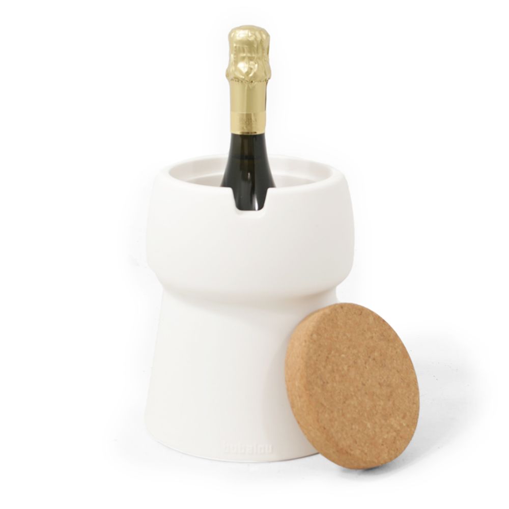 Bubalou Champ Stool Cooler White/Cork