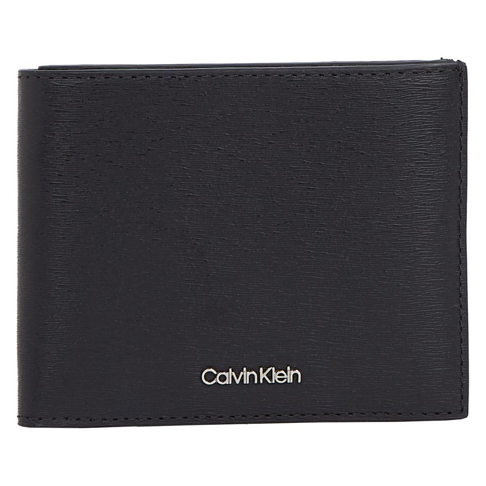 Calvin Klein Leather RFID Billfold Wallet - Black