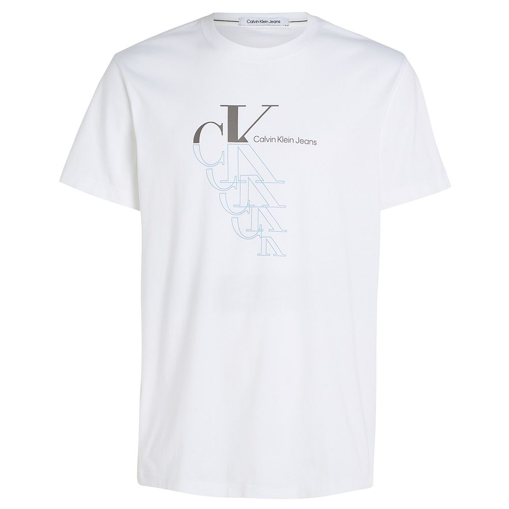Calvin Klein Monogram Logo T-Shirt - Wit