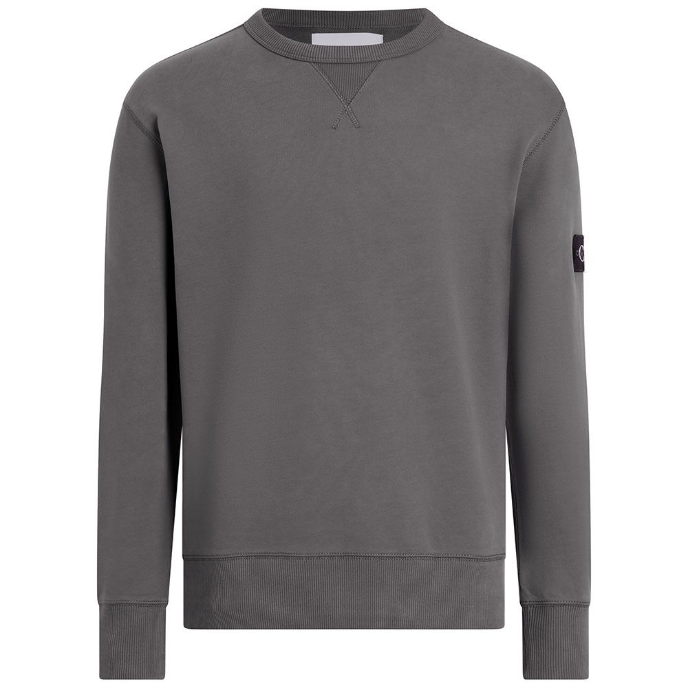 Calvin Klein Logo Badge Sweater - Dark Grey