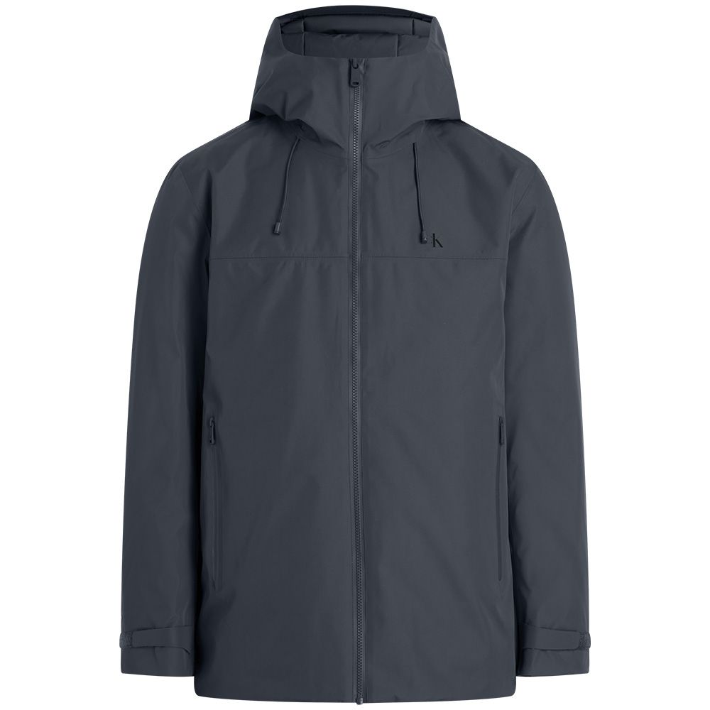 Calvin Klein Short Parka Jacket - Dark Blue