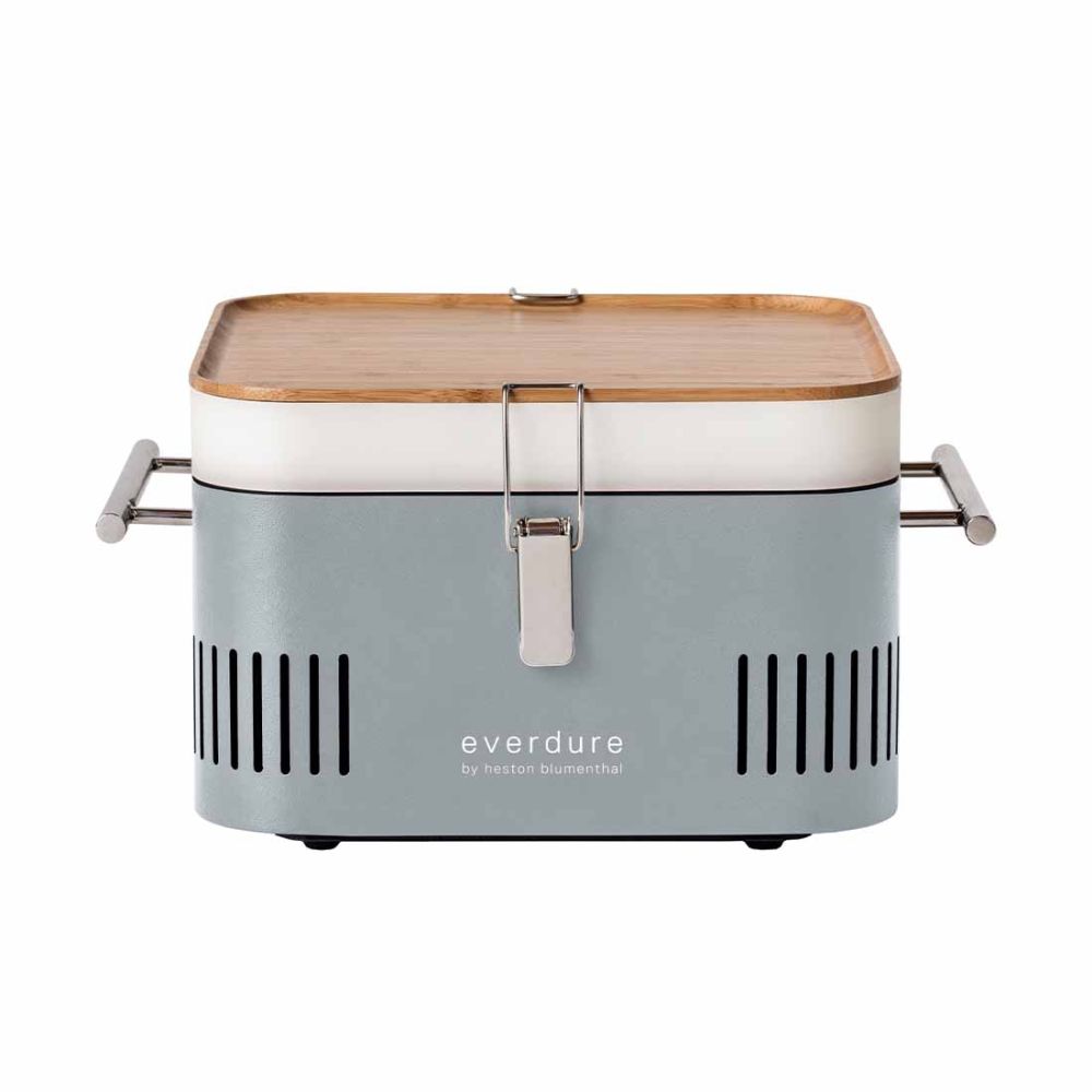 Everdure Cube Charcoal barbecue on the go - grey