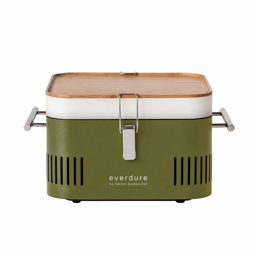 Everdure Cube Charcoal barbecue on the go - grey