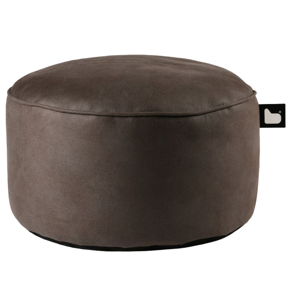 Extreme Lounging Indoor B-Poufe Leather Look - Dark Brown