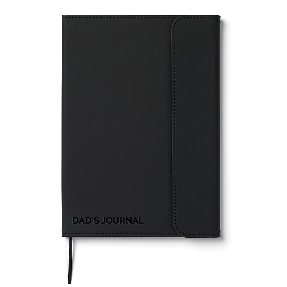 Personalised Father's Day Premium Baltimore Notebook - Black