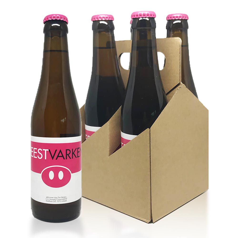 Feestvarken vzw Biertjes in Geschenktray