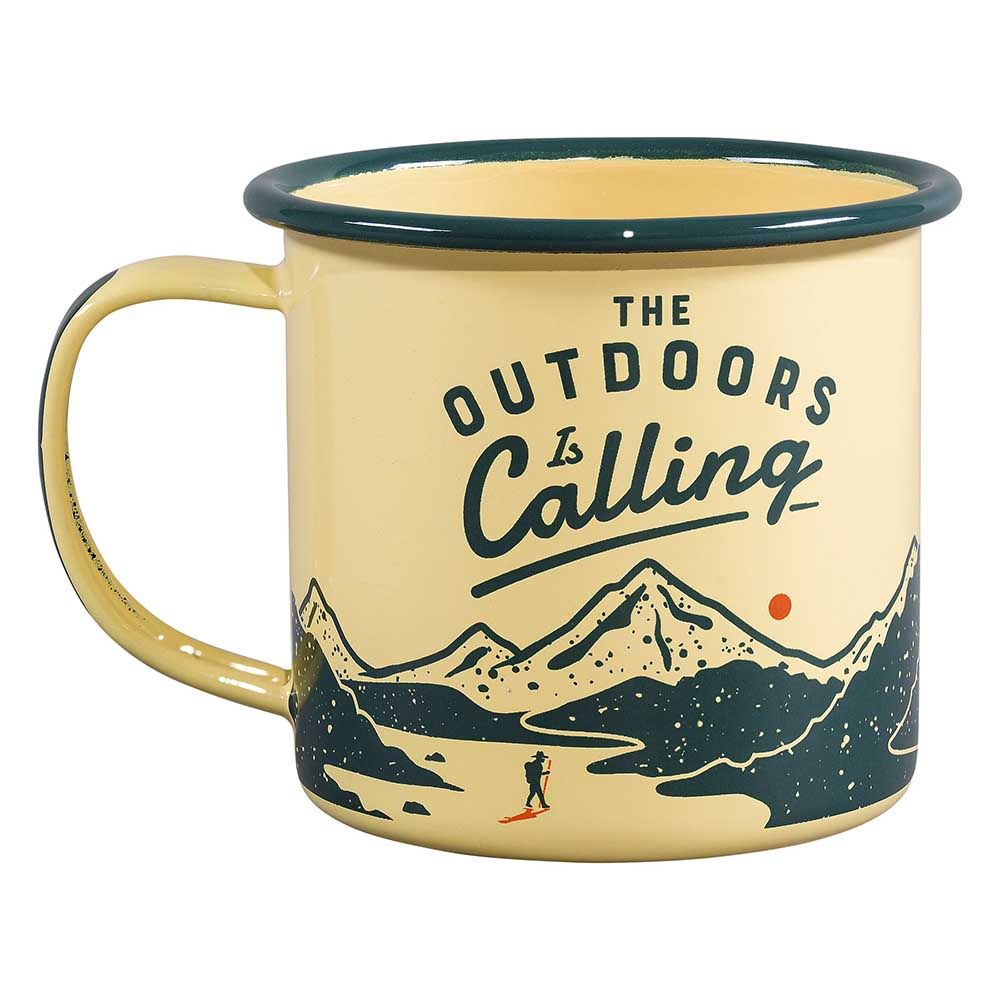 Gentlemen's Hardware Campfire Yellow Outdoors Enamel Mug
