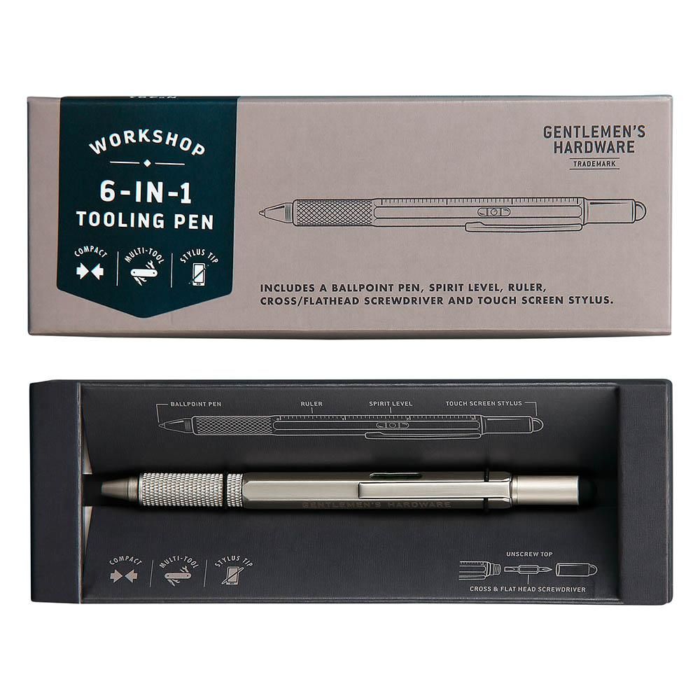 gentlemen's hardware 6-in-1 tooling pen